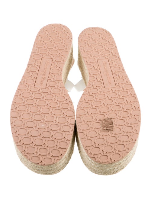Gianvito Rossi Leather Braided Accents Espadrilles