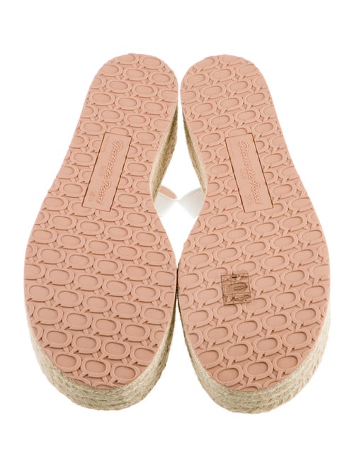 Gianvito Rossi Leather Braided Accents Espadrilles