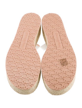 Gianvito Rossi Leather Braided Accents Espadrilles