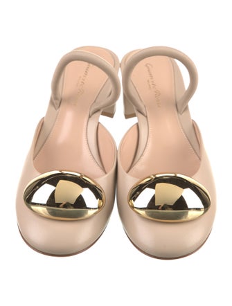 Gianvito Rossi Leather Mules