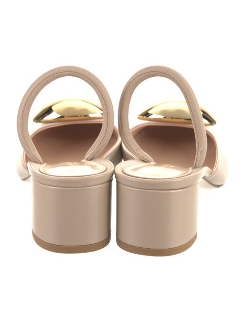 Gianvito Rossi Leather Mules