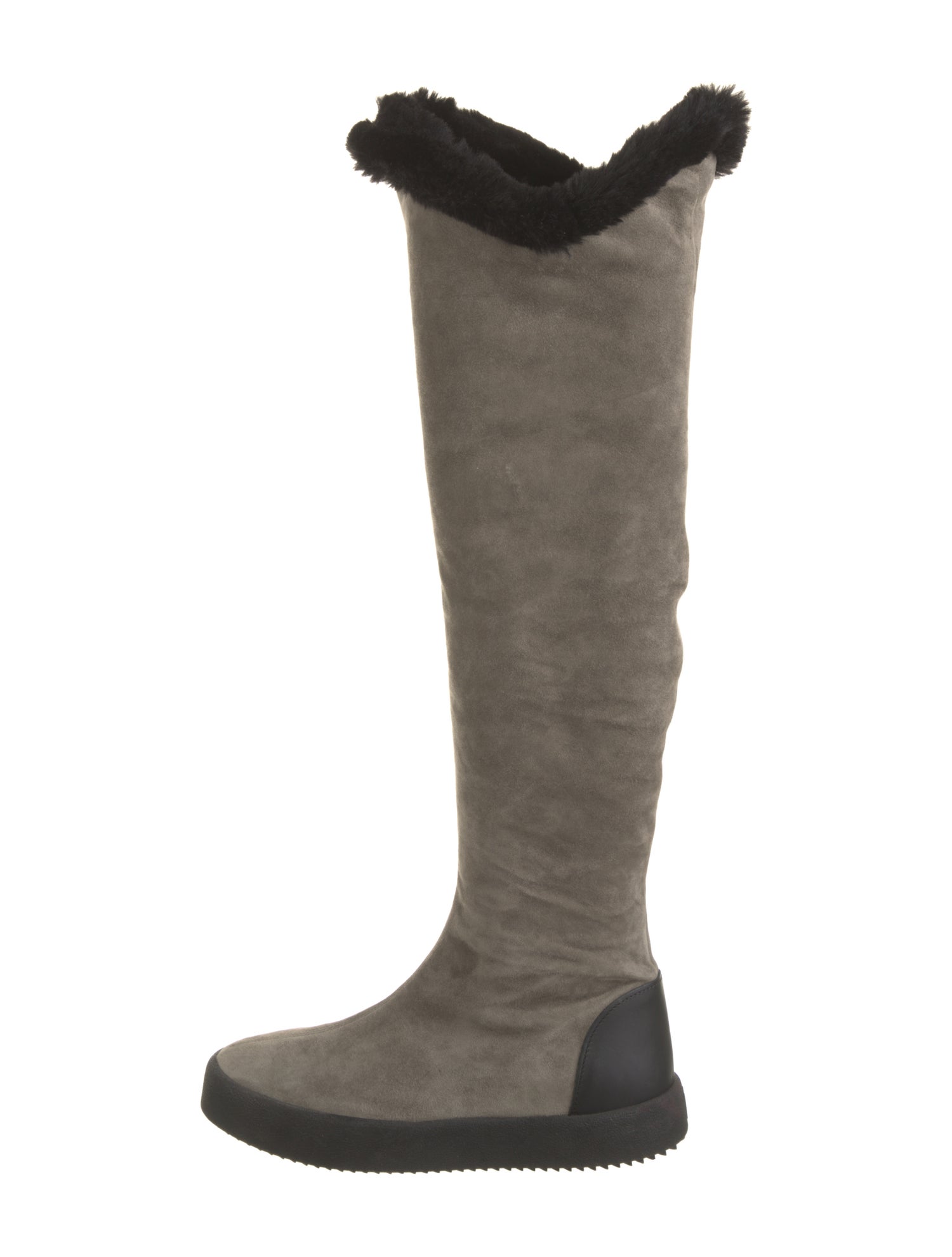 Gianvito Rossi Suede Riding Boots