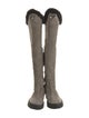 Gianvito Rossi Suede Riding Boots
