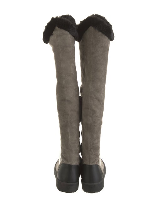 Gianvito Rossi Suede Riding Boots