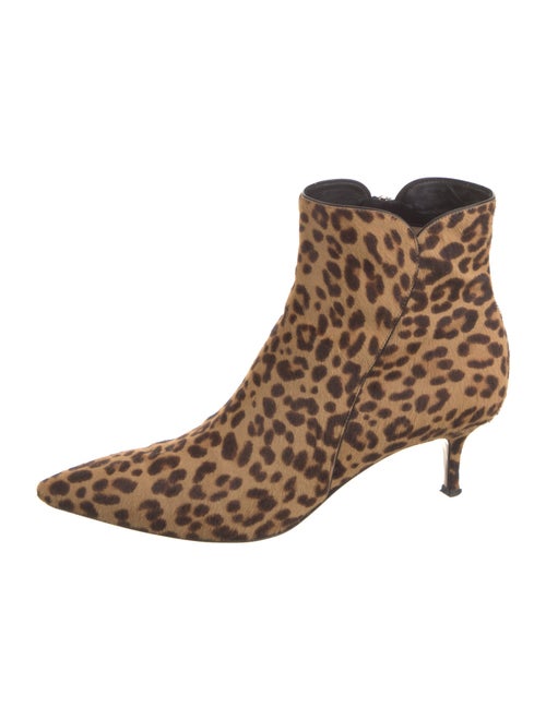 Gianvito Rossi Ponyhair Animal Print Boots