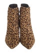 Gianvito Rossi Ponyhair Animal Print Boots