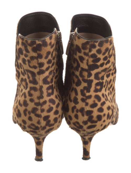 Gianvito Rossi Ponyhair Animal Print Boots