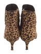 Gianvito Rossi Ponyhair Animal Print Boots