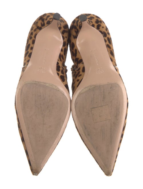 Gianvito Rossi Ponyhair Animal Print Boots