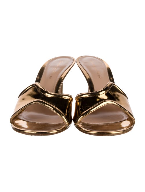 Gianvito Rossi Leather Slides