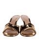Gianvito Rossi Leather Slides