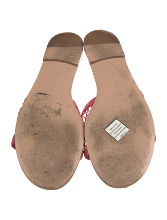 Gianvito Rossi Leather Slides