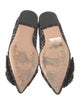 Gianvito Rossi Tweed Colorblock Pattern Flats