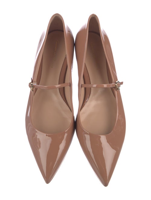 Gianvito Rossi Patent Leather Mary Jane Flats
