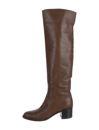 Gianvito Rossi Leather Riding Boots