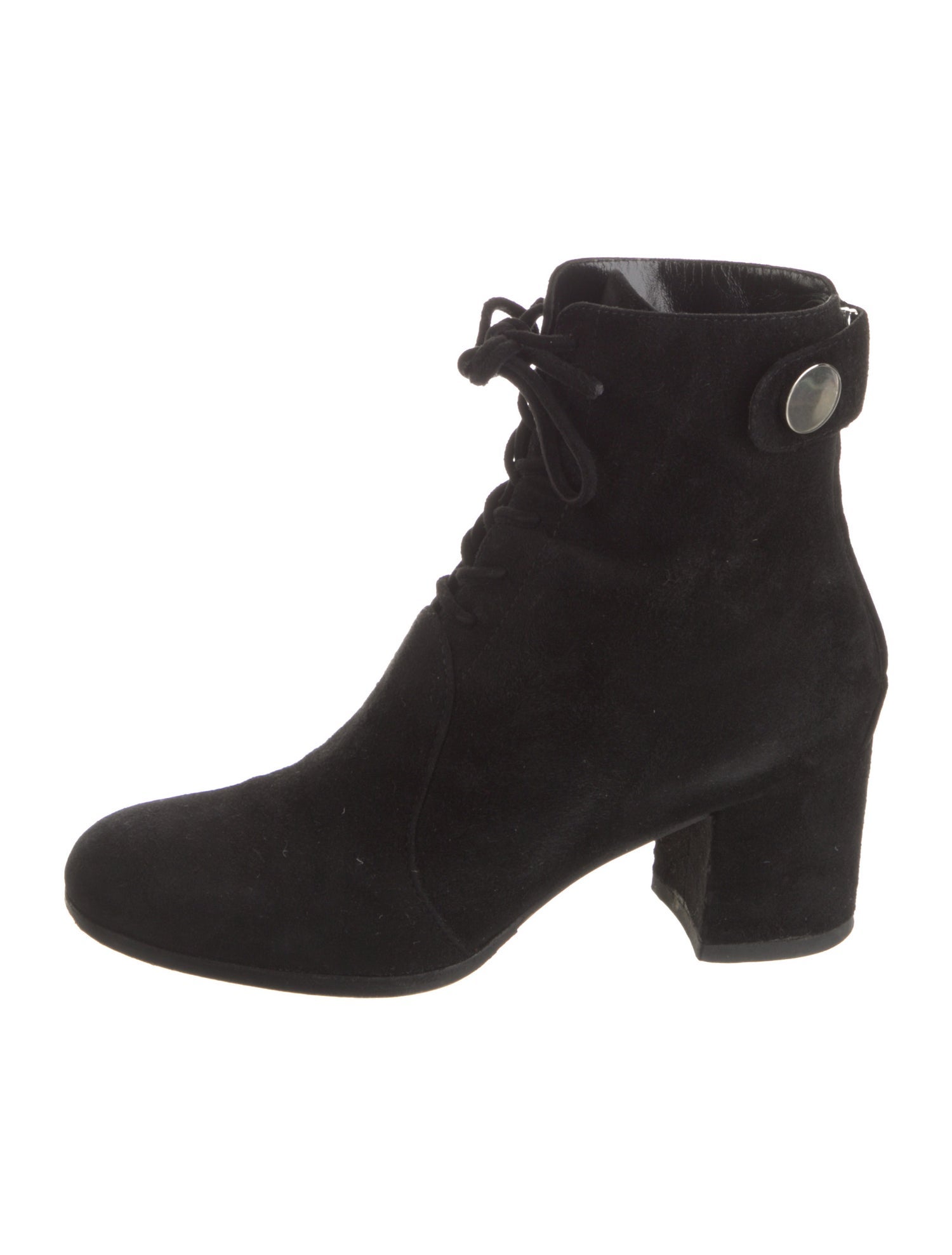 Gianvito Rossi Suede Lace-Up Boots