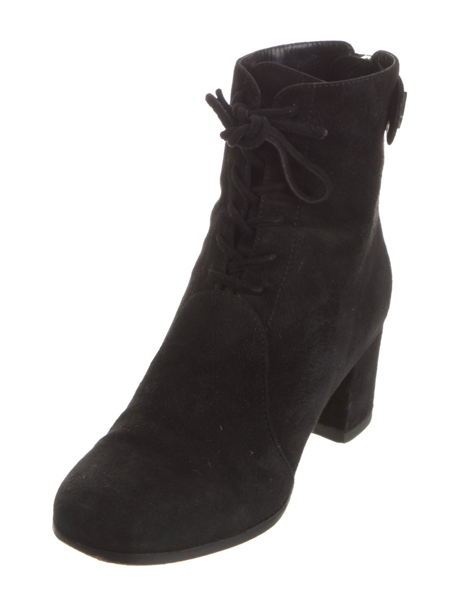Gianvito Rossi Suede Lace-Up Boots