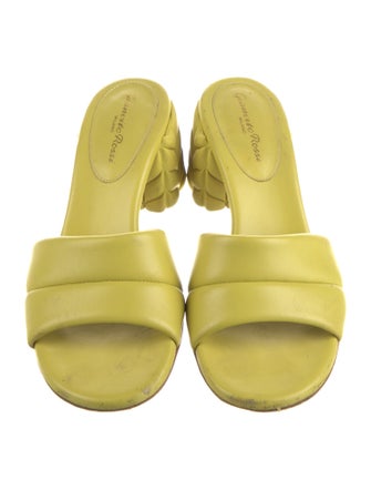 Gianvito Rossi Leather Slides