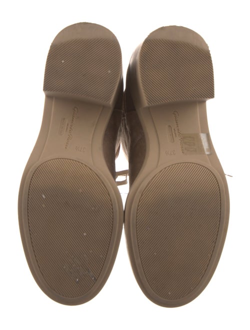 Gianvito Rossi Suede Lace-Up Boots