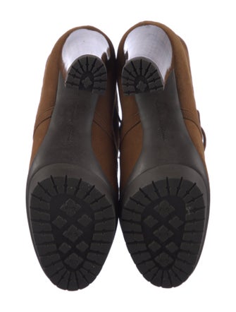 Gianvito Rossi Suede Lace-Up Boots