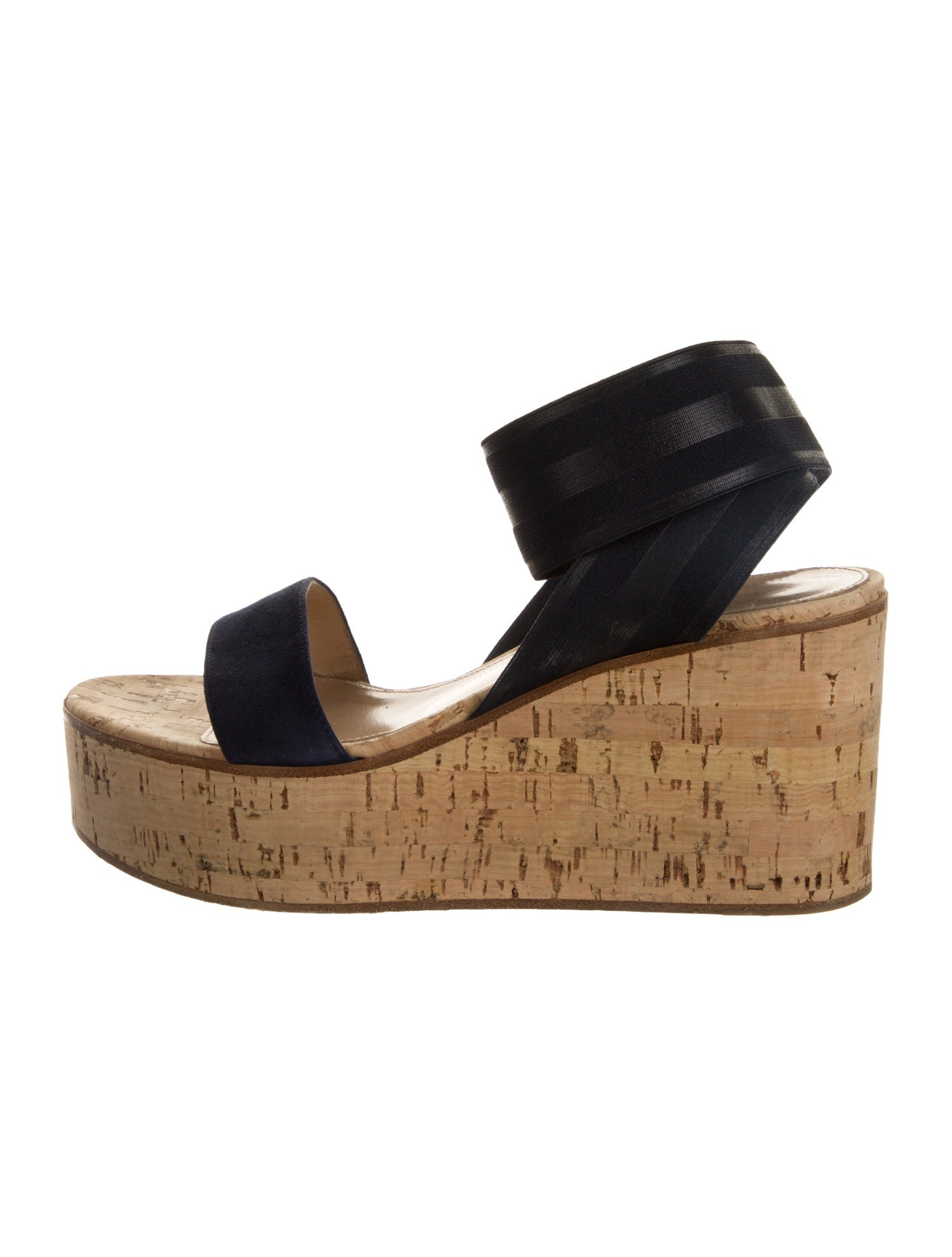 Gianvito Rossi Suede Slingback Sandals