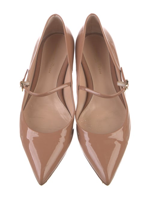Gianvito Rossi Patent Leather Mary Jane Flats