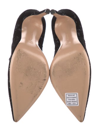 Gianvito Rossi Velvet Printed Lace-Up Boots