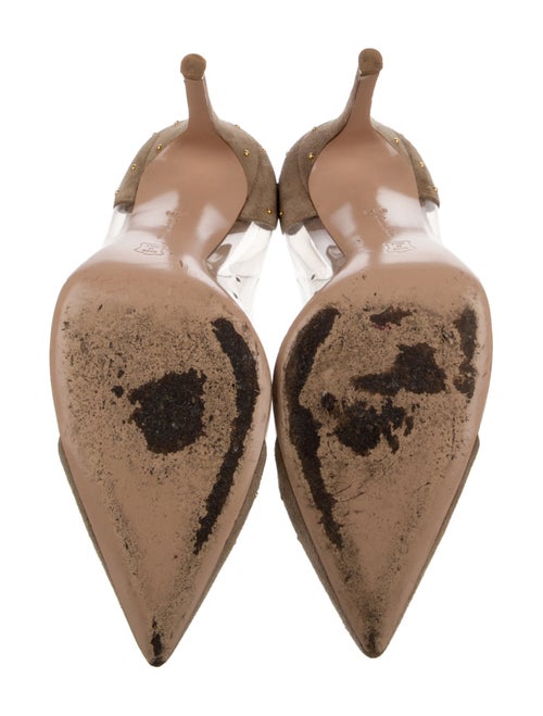Gianvito Rossi PVC Studded Accents Pumps