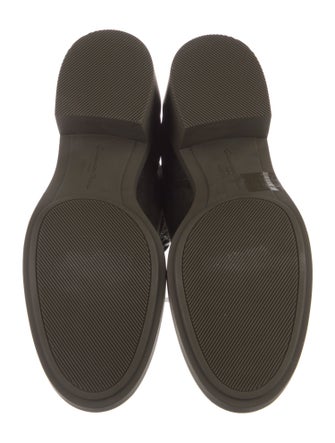 Gianvito Rossi Suede Combat Boots