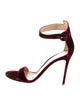Gianvito Rossi Velvet Sandals