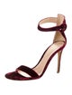 Gianvito Rossi Velvet Sandals