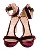 Gianvito Rossi Velvet Sandals