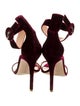 Gianvito Rossi Velvet Sandals