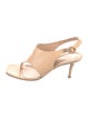 Gianvito Rossi Leather Slingback Sandals