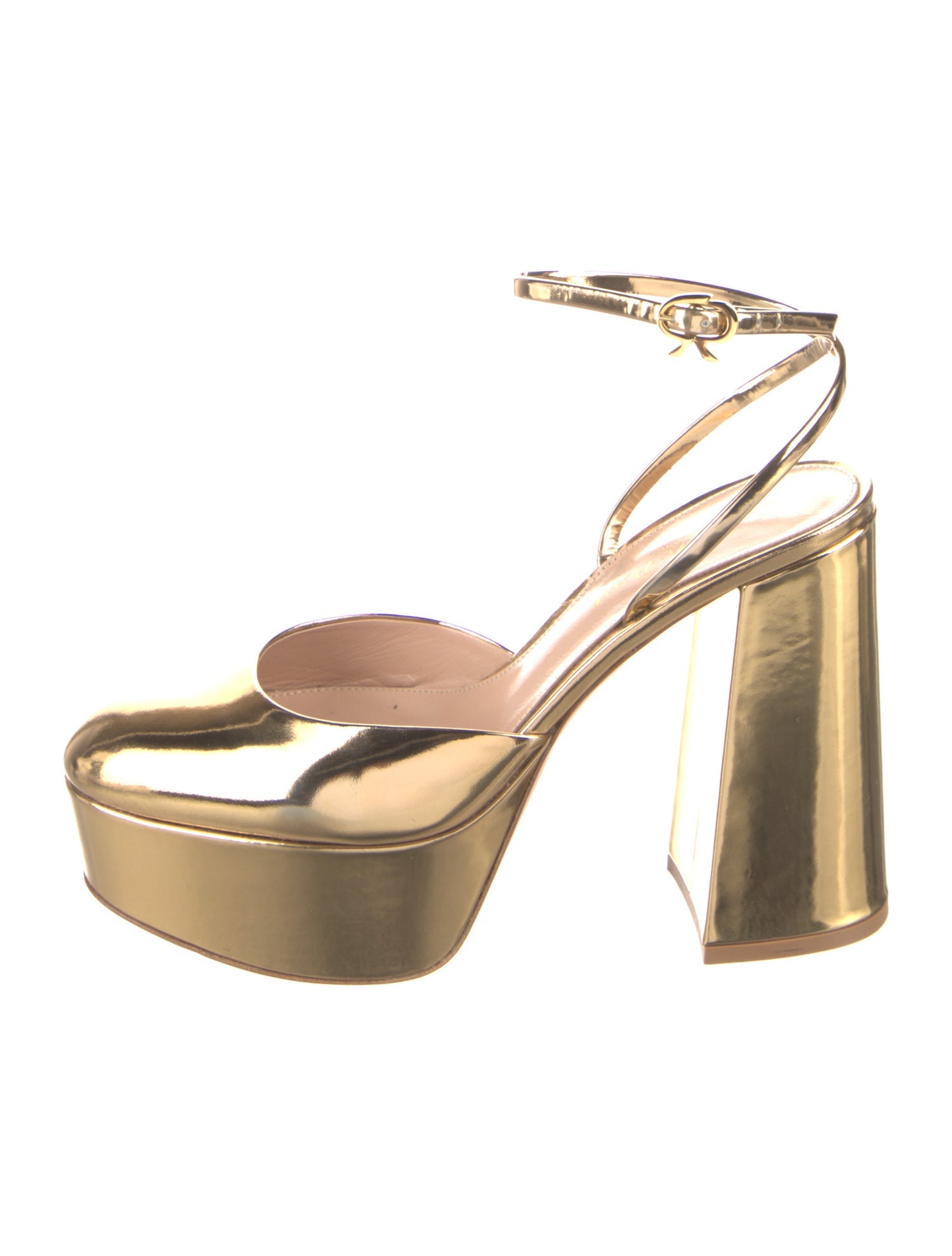 Gianvito Rossi Patent Leather Slingback Pumps