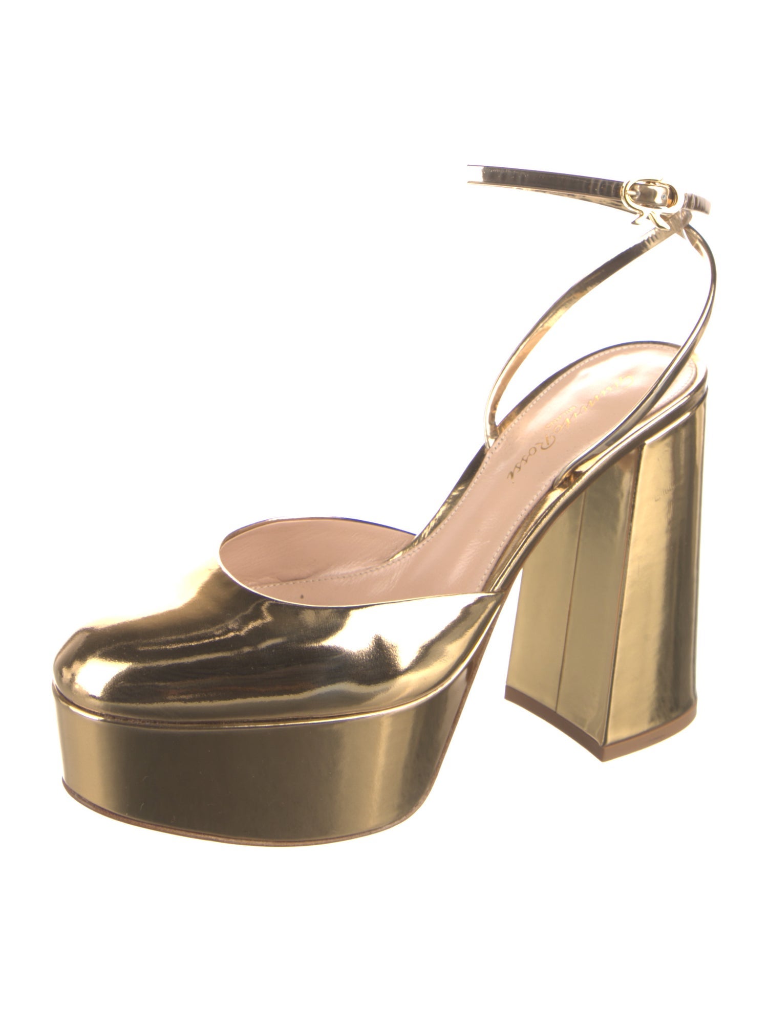 Gianvito Rossi Patent Leather Slingback Pumps