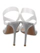 Gianvito Rossi PVC Glitter Accents Slingback Sandals