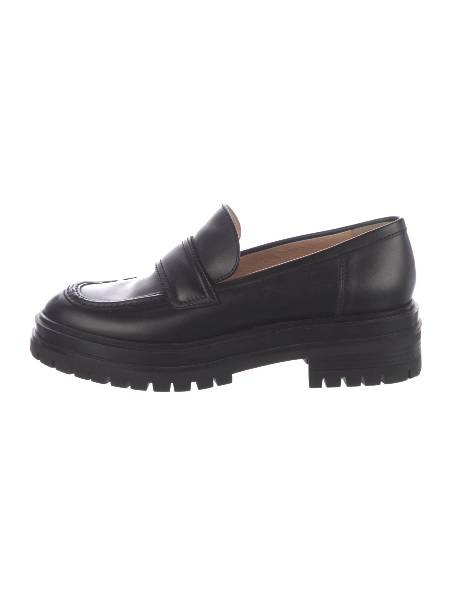 Gianvito Rossi Leather Loafers