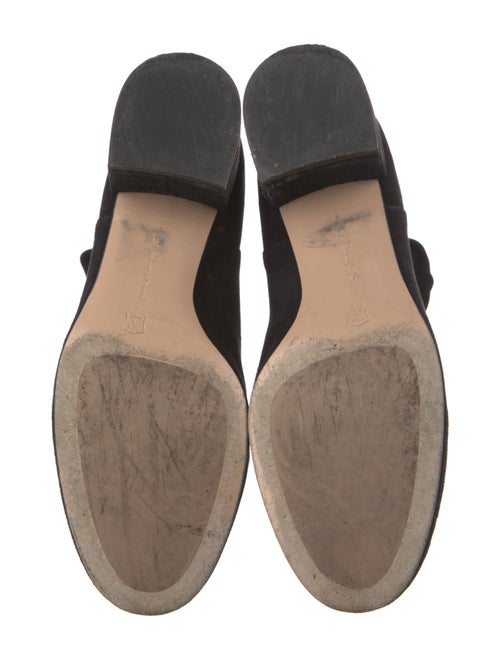 Gianvito Rossi Suede Bow Accents Boots