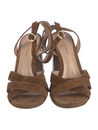 Gianvito Rossi Suede Sandals
