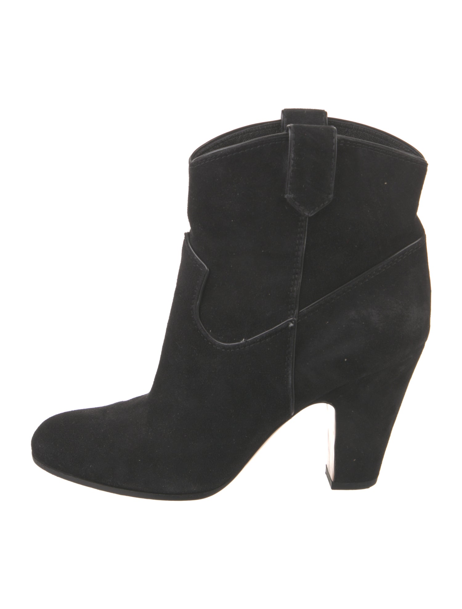 Gianvito Rossi Suede Western Boots