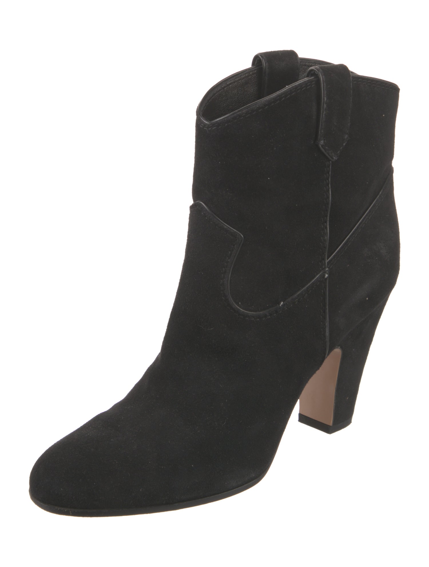 Gianvito Rossi Suede Western Boots