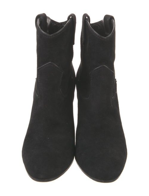 Gianvito Rossi Suede Western Boots