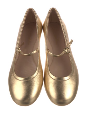 Gianvito Rossi Leather Mary Jane Flats