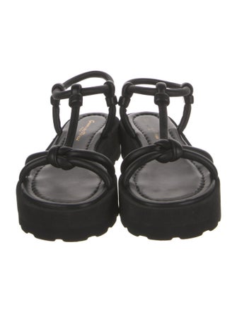 Gianvito Rossi Leather Slingback Sandals