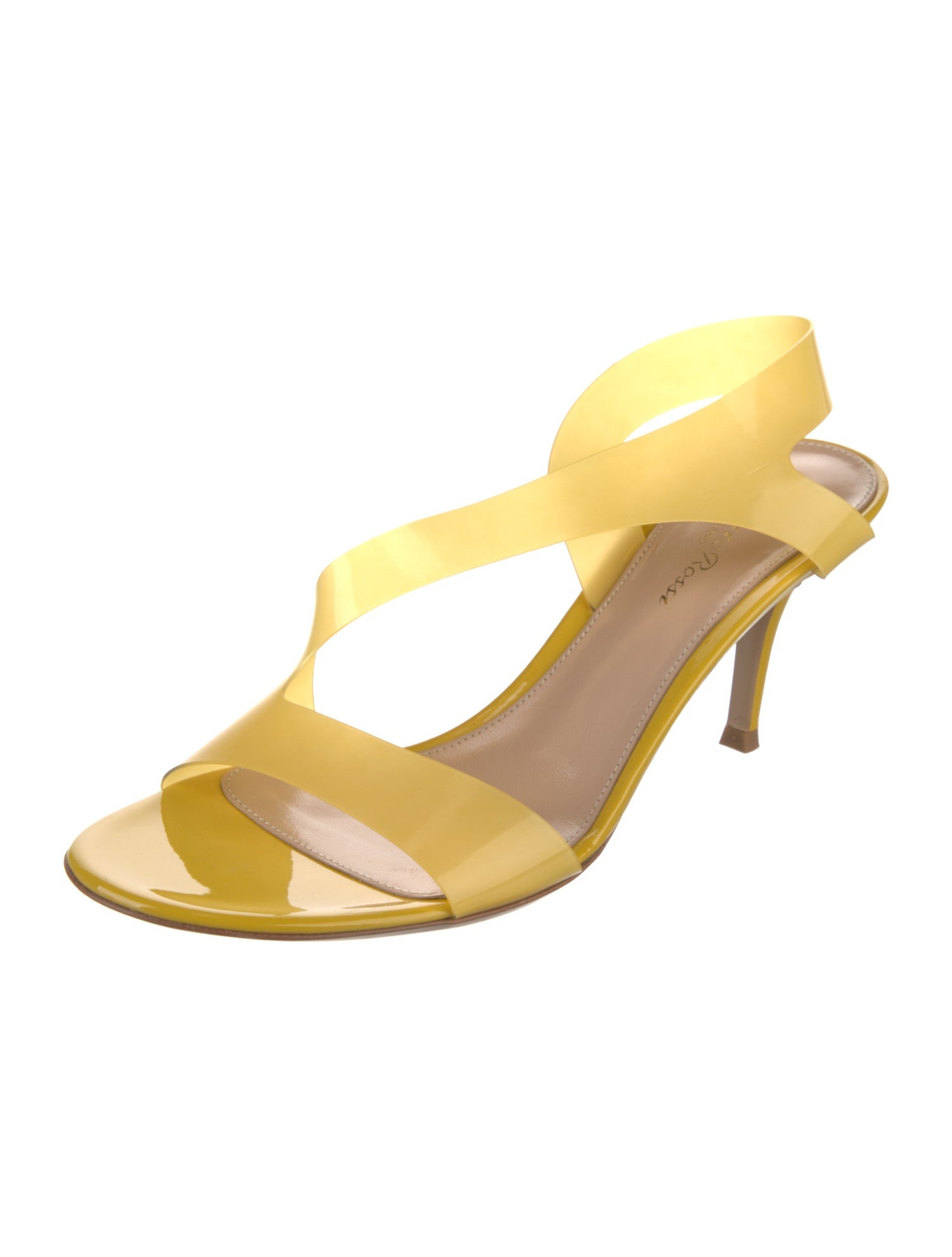 Gianvito Rossi PVC Slingback Sandals