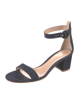 Gianvito Rossi Denim Sandals
