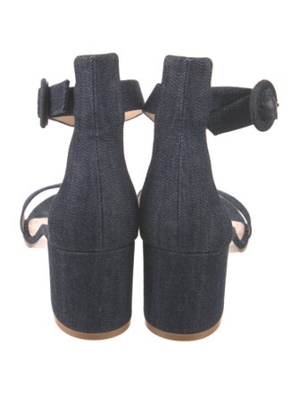 Gianvito Rossi Denim Sandals