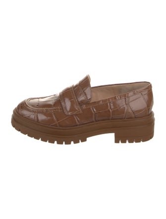 Gianvito Rossi Leather Loafers