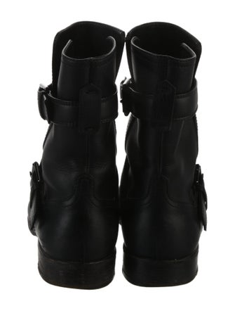 Gianvito Rossi Leather Moto Boots